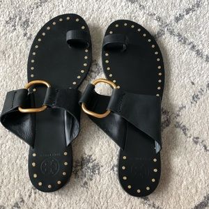 Tory Burch Ravello studded leather slide - 9.5